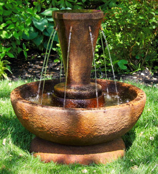 Falling Waters Spigot Garden Fountain Massarelli